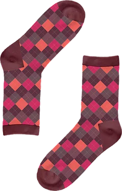 Gemusterte Socken
