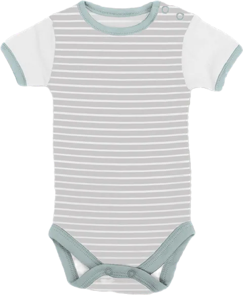 Gestreifter Babybody
