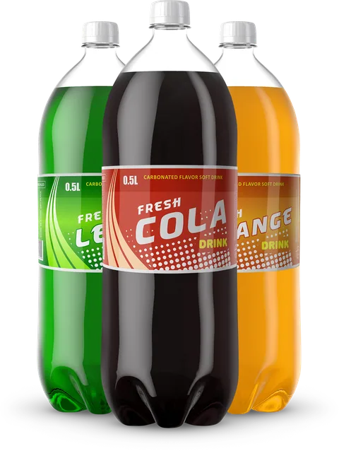 Drei Flaschen Limonade