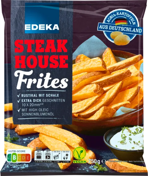 Packung Tiefkühl-Pommes