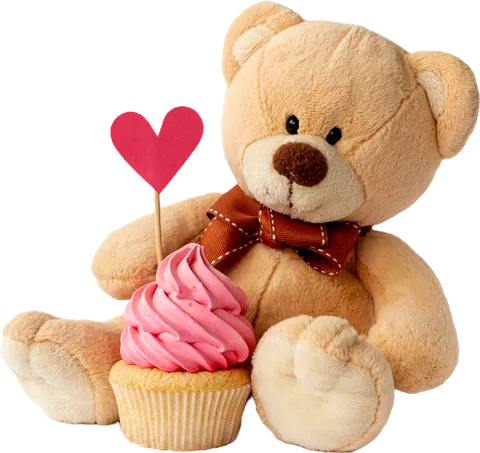 Teddybär mit Herz