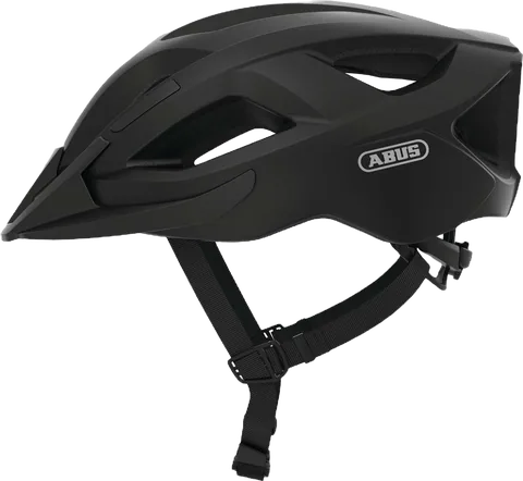 Schwarzer Fahrradhelm